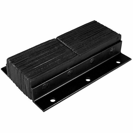 IDEAL WAREHOUSE INNOVATIONS Ideal Warehouse 20'' x 4'' x 11'' Vertical Laminated Dock Bumper LVB420-11 446241112